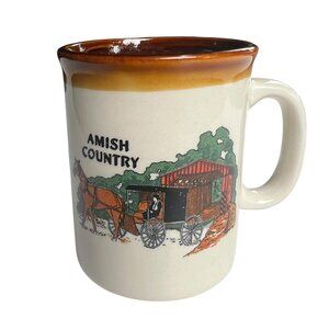Amish Country Mug with Horse and Carriage